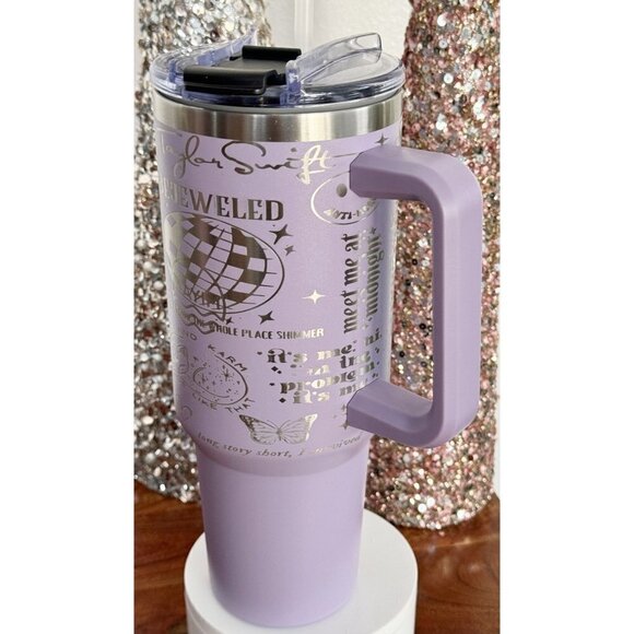 Taylor Swift 40oz Tumblr Hot/Cold Travel Cup Laser Engraved - Picture 8 of 8